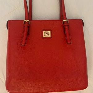 Red Anne Klein tote, gently used!
